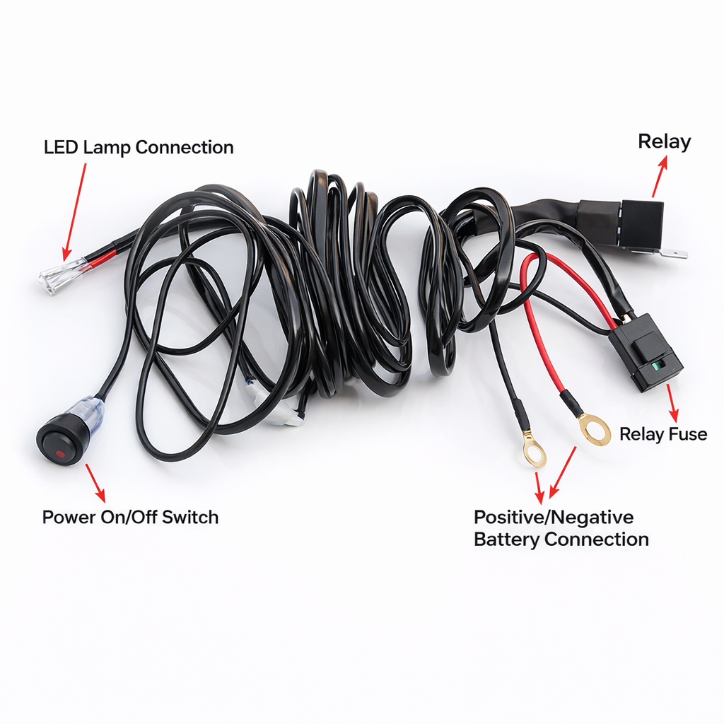 XTRABEAM Off-Road LED Light Bar – 12"–52" Spot + Flood Combo