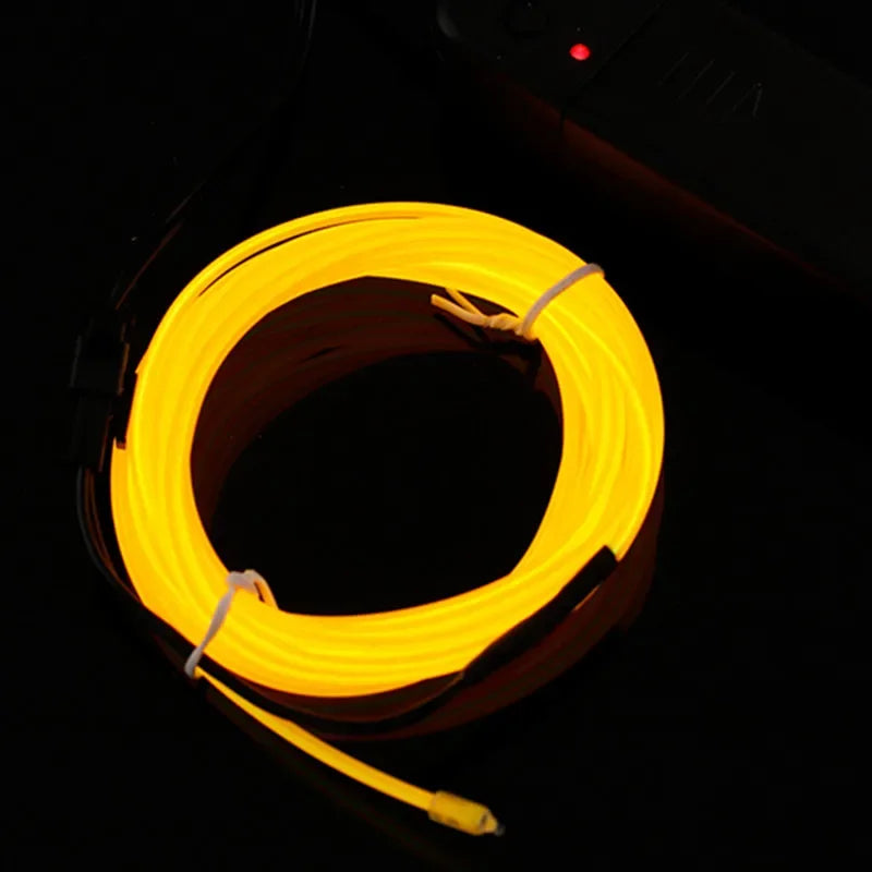 Flexible Fiber Optic Neon LED Light Strip – 1M / 2M / 3M / 4M / 5M Multicolor
