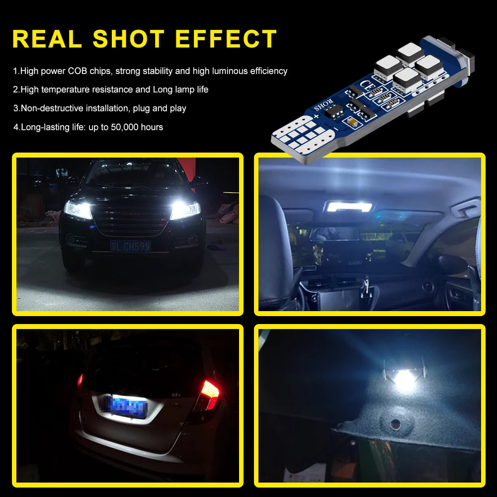 XTRABEAM RGB T10 LED Interior Lights – CANBUS Error-Free, Multi-Color Ambient Upgrade