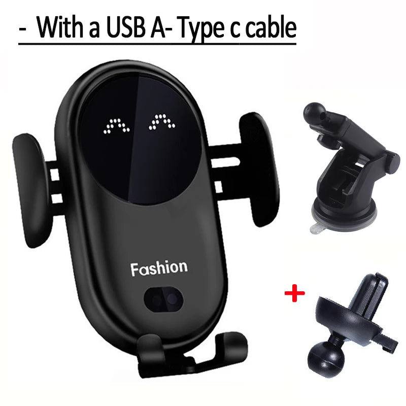 30W Fast Wireless Car Phone Mount – Air Vent Charger