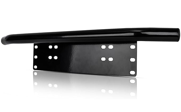 License Plate Off Road Light Mount with Bull Bar