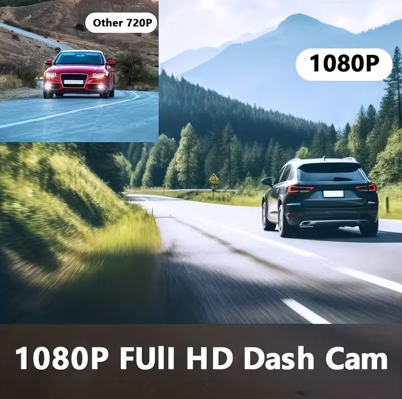 XTRABEAM Dual Dash Cam – Front & Rear 1080P HD Recording System - AVXLRQ