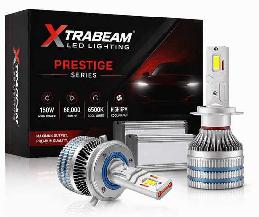 XTRABEAM Prestige H4 LED Headlight Bulbs (Hi/Lo Beam) – 150W 68000LM