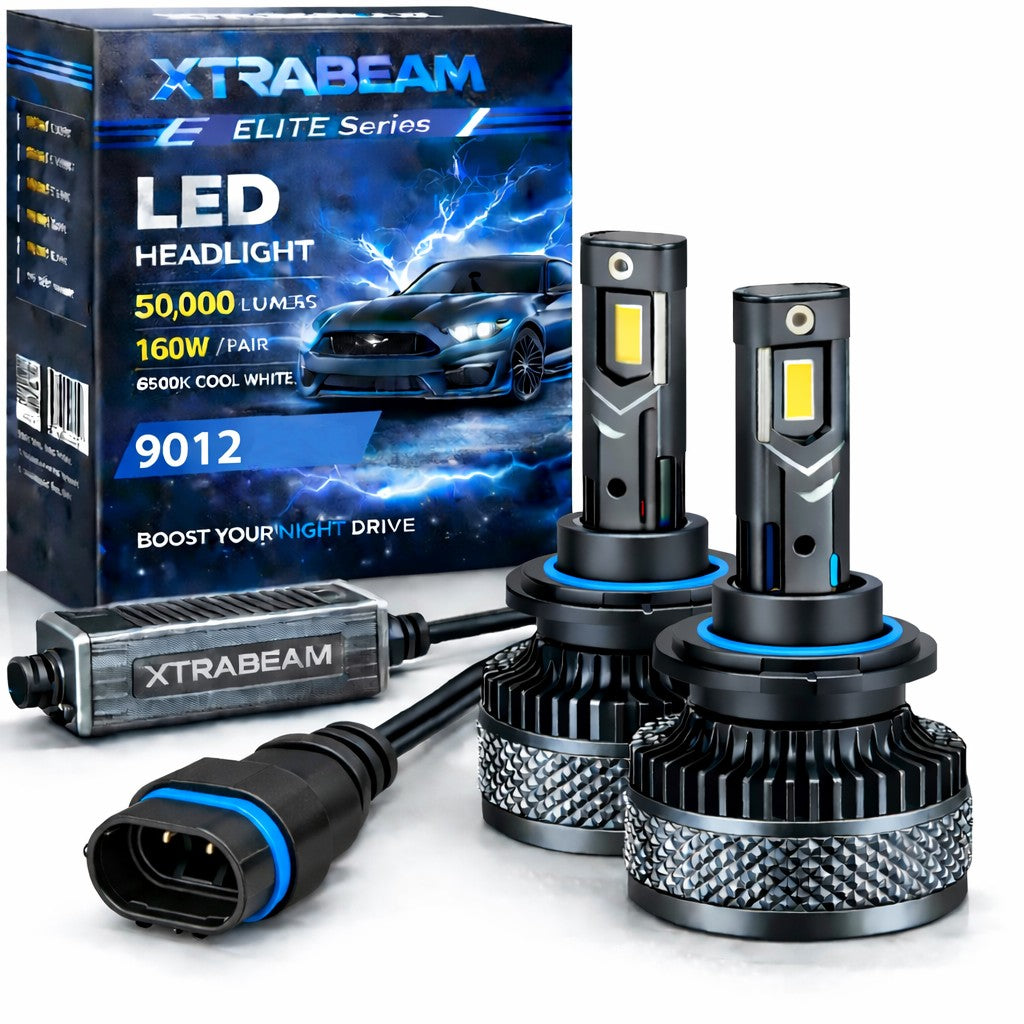 9012 LED Headlight Bulb – XTRABEAM ELITE Series (Pair)