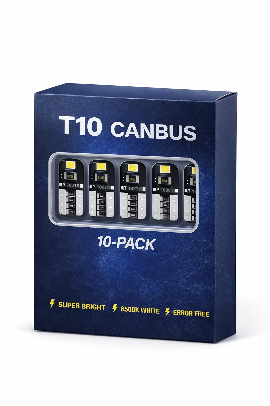 T10 LED 10 Pack – Ultra Bright 2‑Sided Series