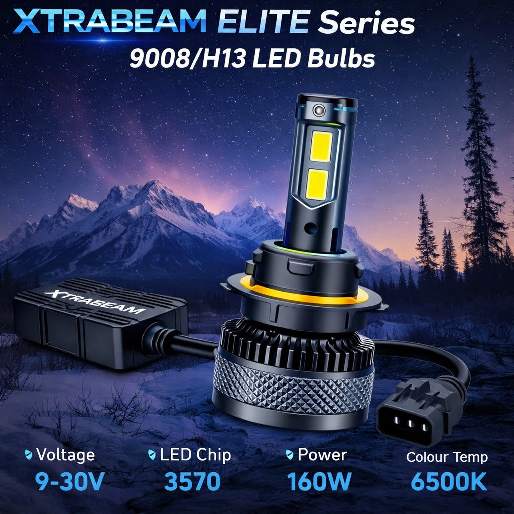 H13 / 9008 LED Headlight Bulb – XTRABEAM ELITE Series (Pair)