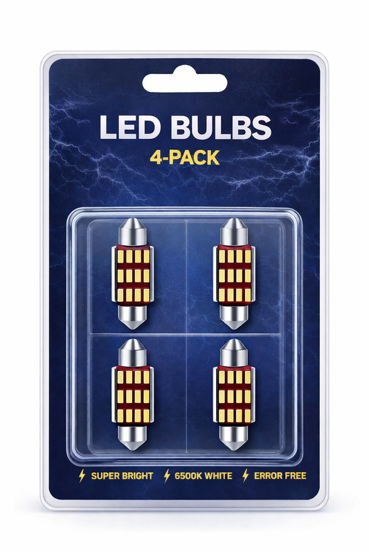 XTRABEAM Festoon LED Interior Lights – Error-Free CANBUS (4-Pack)