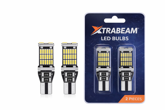 T15 LED Bulbs (W16W / 921) – Amber – Set of 2