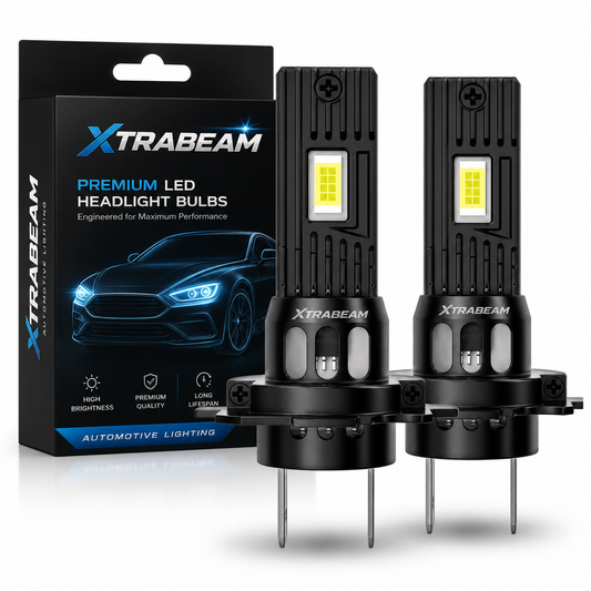 XTRABEAM Storm Series LED Headlight Bulbs – 6000K Cool White 60,000LM