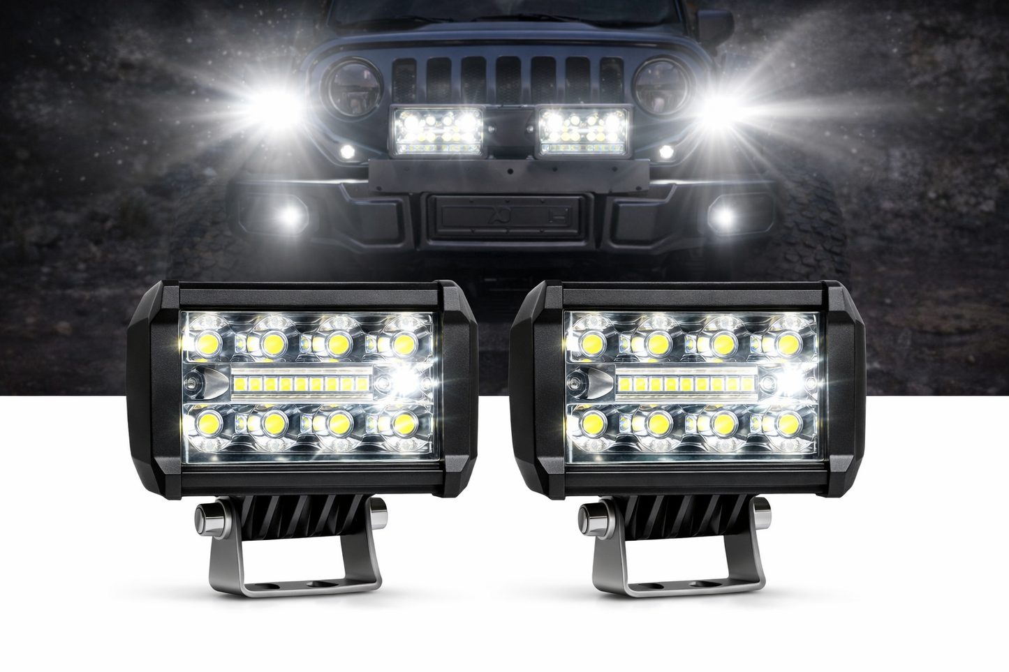 4 Inch LED Light Bar 2PC
