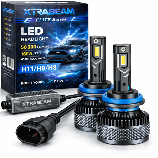 H11 / H8 / H9 LED Headlight Bulb – XTRABEAM ELITE Series (Pair)