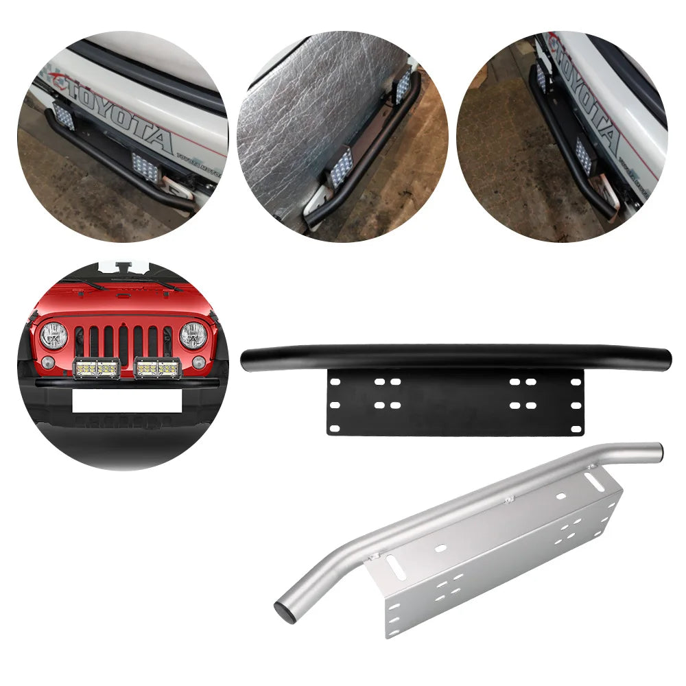 License Place Off Road Light Mount with Bull Bar