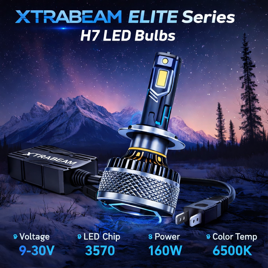 H7 LED Headlight Bulb – XTRABEAM ELITE Series (Pair)