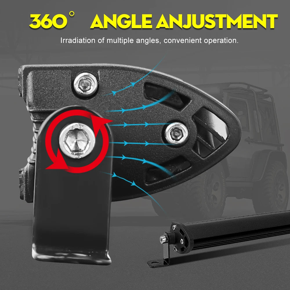 XTRABEAM Off-Road LED Light Bar – 12"–52" Spot + Flood Combo