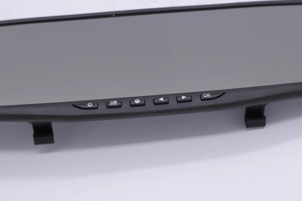 4.3" Rearview Mirror Dash Cam – 1080P Dual Lens Front & Rear DVR