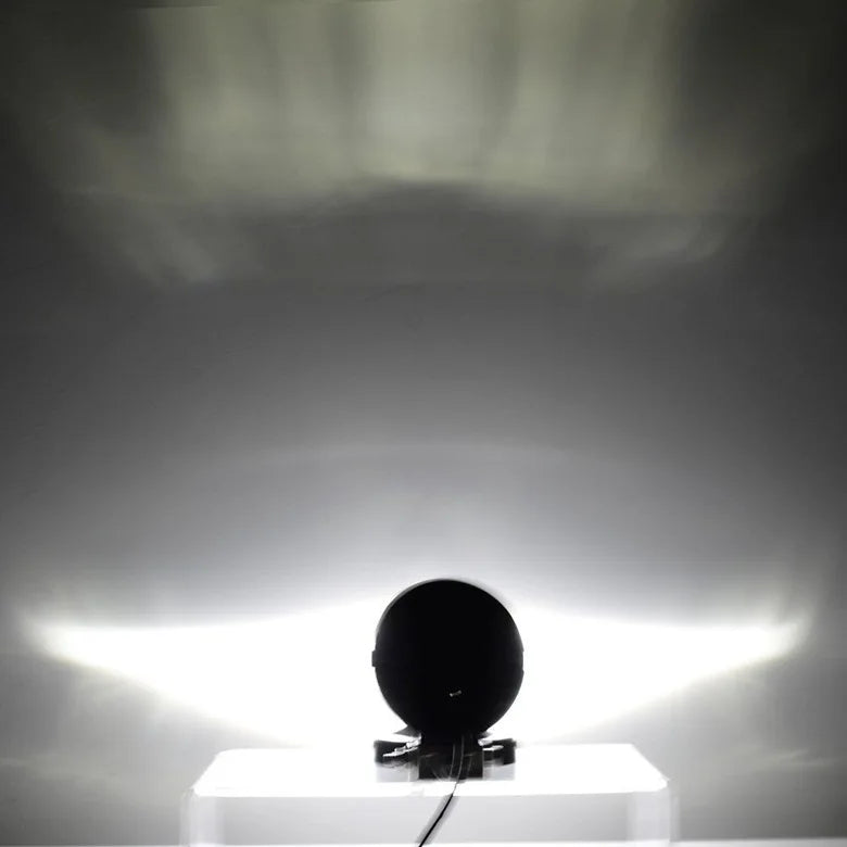 2PCS/1PC 12V-80V Waterproof Round  Angel Eyes LED light Portable Spotlights Motorcycle Offroad Truck Driving Car Boat Work Light