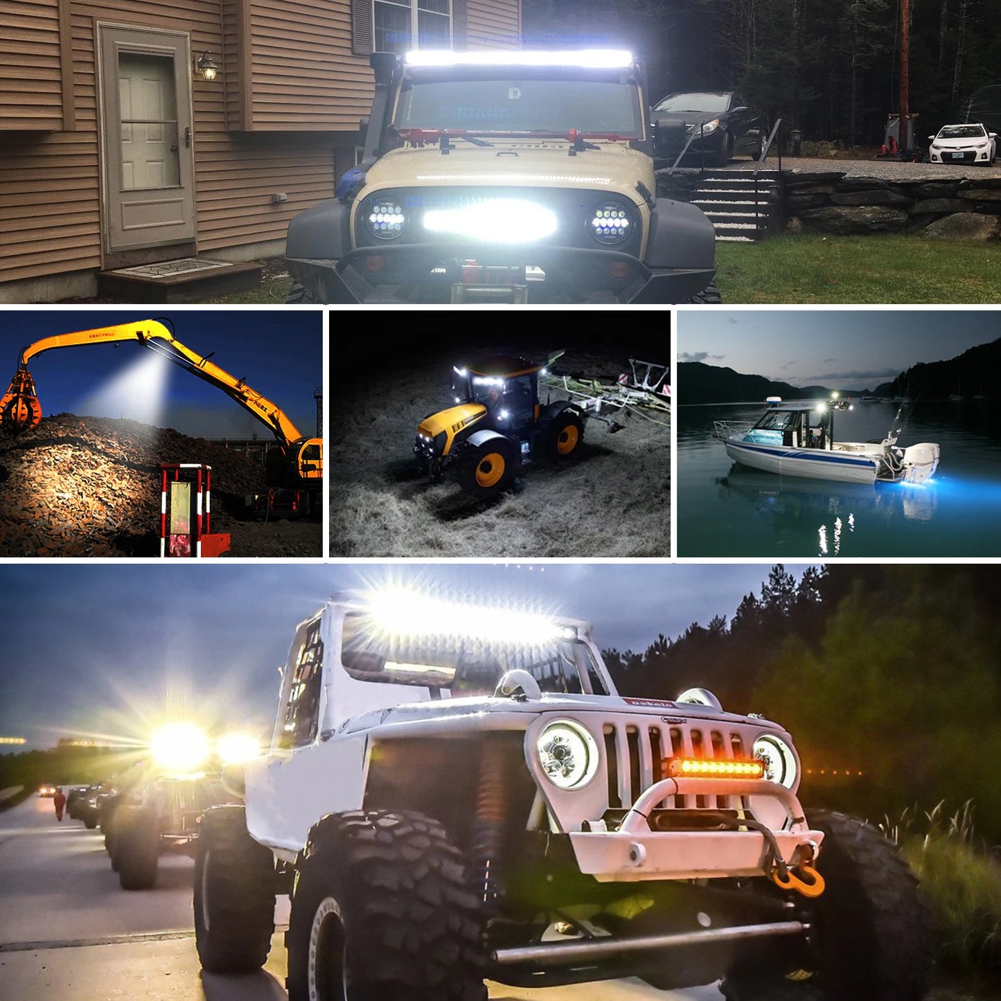 XTRABEAM Off-Road LED Light Bar – 12"–52" Spot + Flood Combo