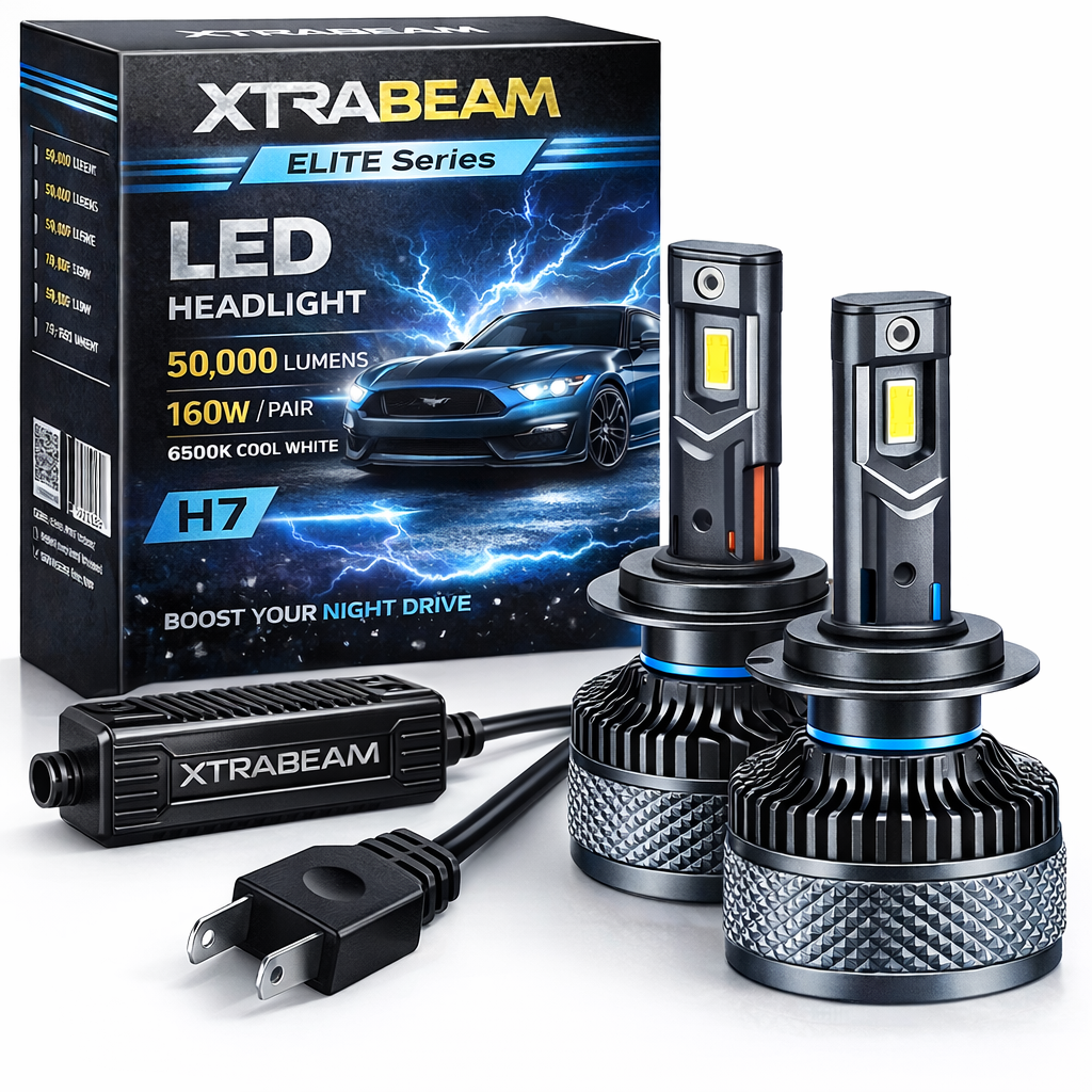 H7 LED Headlight Bulb – XTRABEAM ELITE Series (Pair)