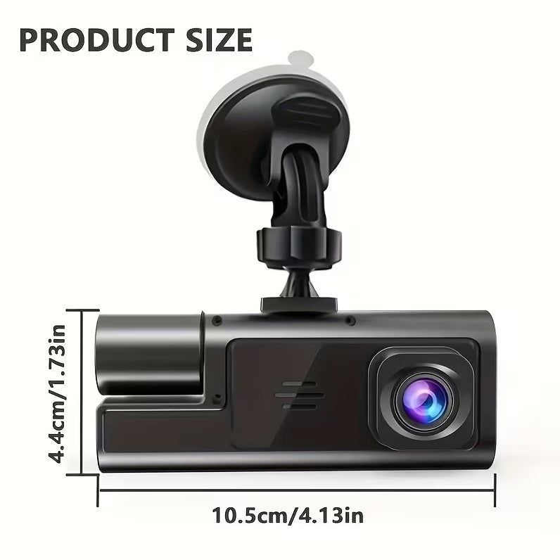 XTRABEAM Dual Dash Cam – Front & Rear 1080P HD Recording System - AVXLRQ
