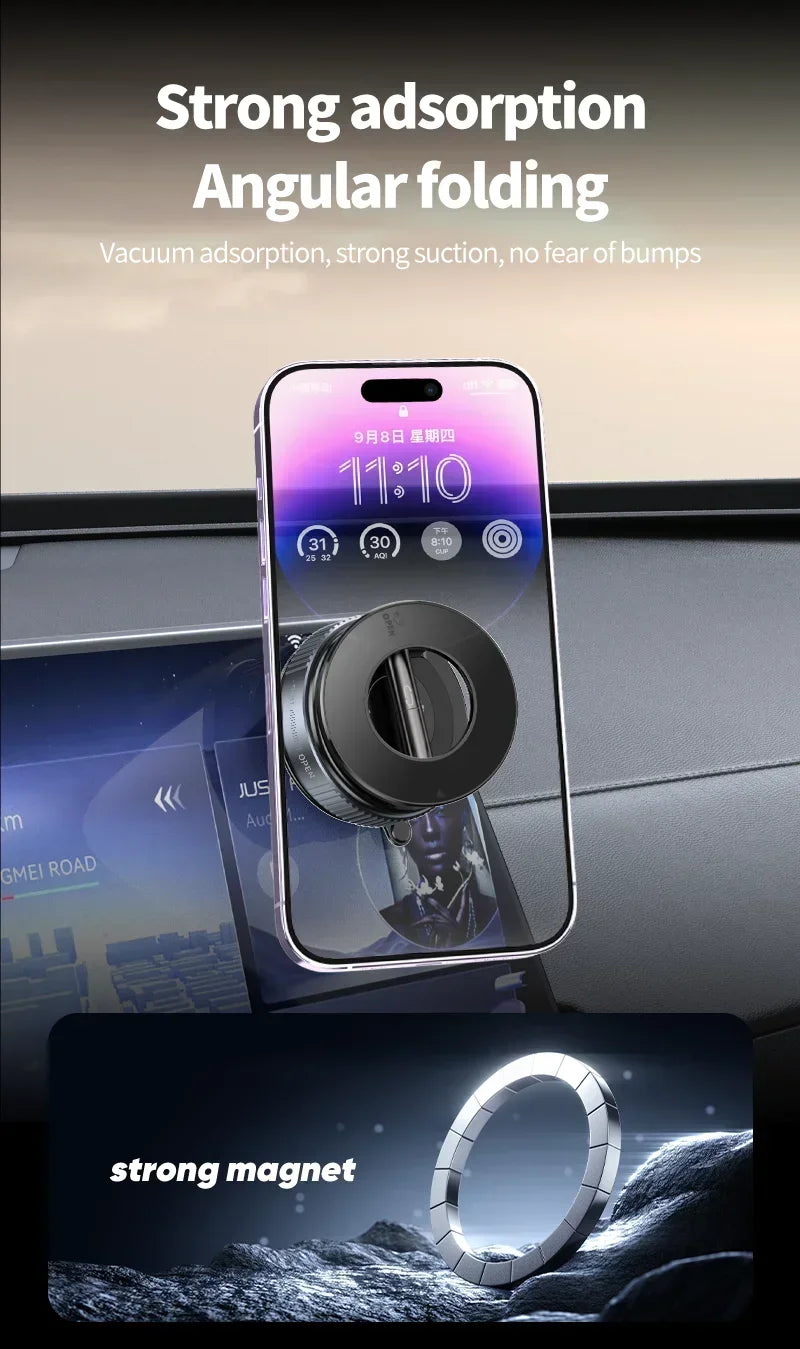 Foldable Magnetic Phone Mount – 360° Adjustable Holder