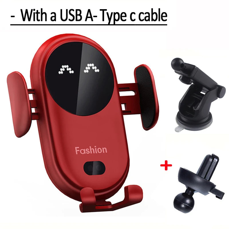 30W Fast Wireless Car Phone Mount – Air Vent Charger
