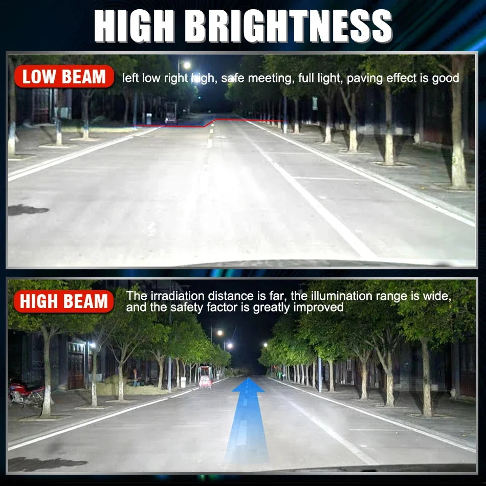 LED HID Replacement Headlight Bulb 6000K – Plug & Play Upgrade