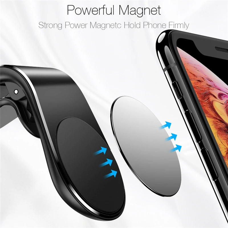 Magnetic Car Phone Holder – 360° Air Vent Mount