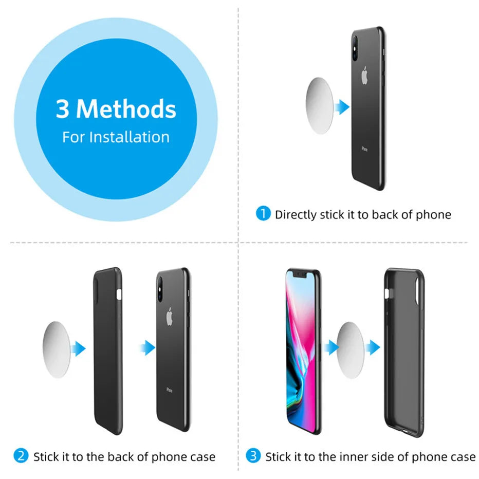 Magnetic Car Phone Holder – 360° Air Vent Mount