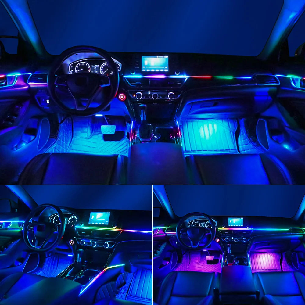 RGB Symphony LED Car Interior Ambient Light Kit – 6 / 10 / 14 / 18 / 22 in 1