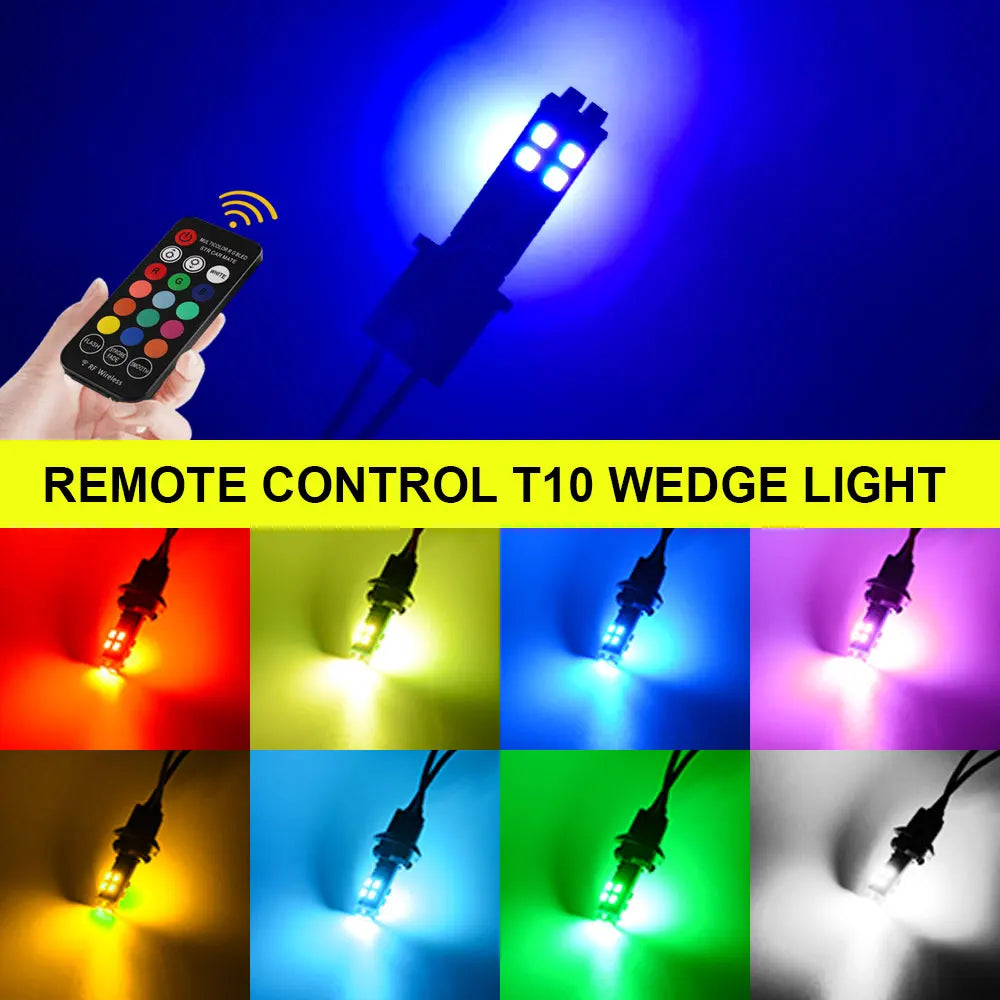 XTRABEAM RGB T10 LED Interior Lights – CANBUS Error-Free, Multi-Color Ambient Upgrade