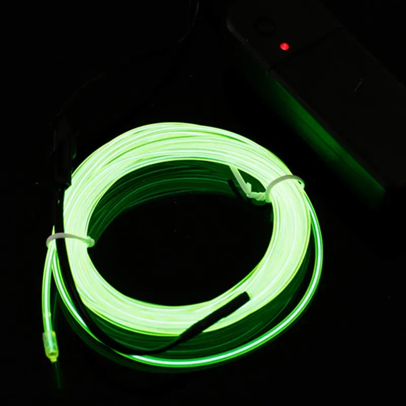 Flexible Fiber Optic Neon LED Light Strip – 1M / 2M / 3M / 4M / 5M Multicolor