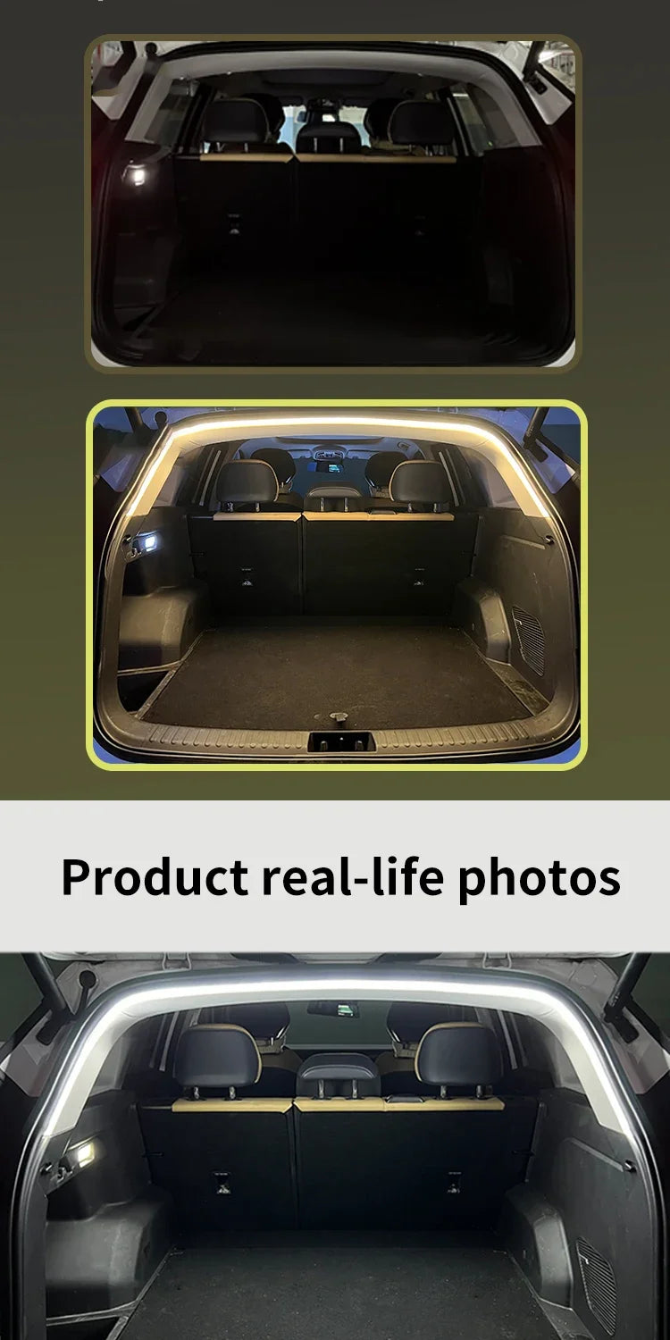 Automatic Tailgate LED Light Strip – Interior Trunk Ambient Lighting