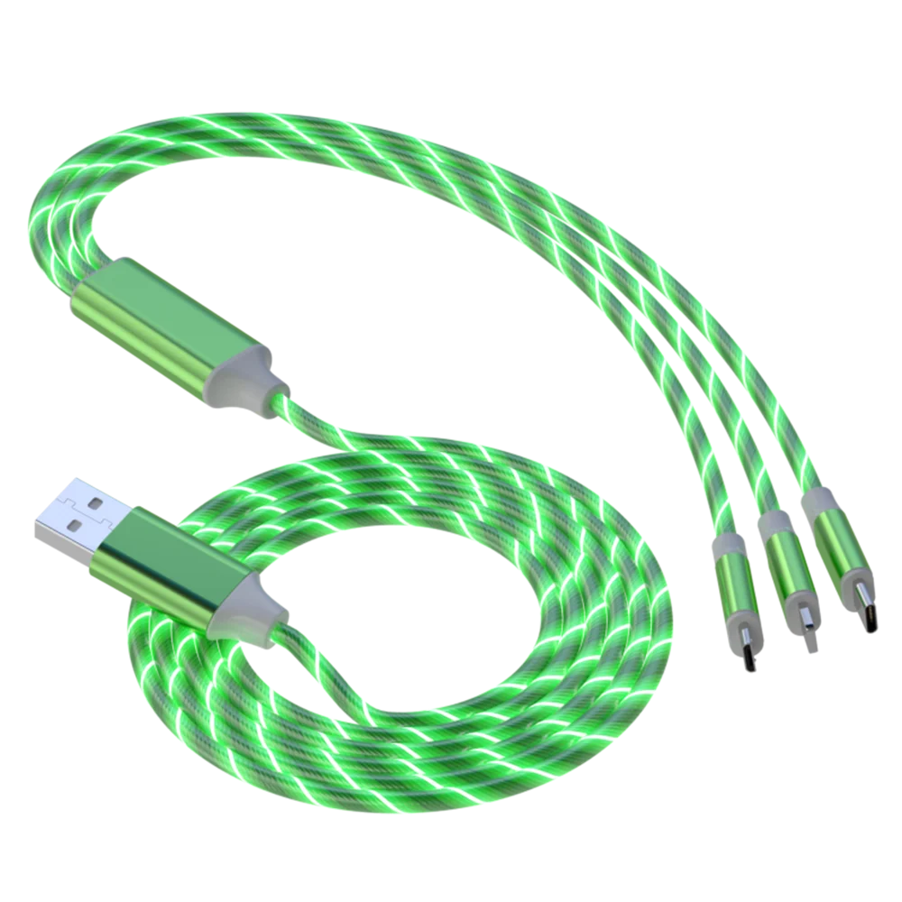 RGB 3-in-1 Fast Charging Cable – iPhone / Type-C / Micro USBch