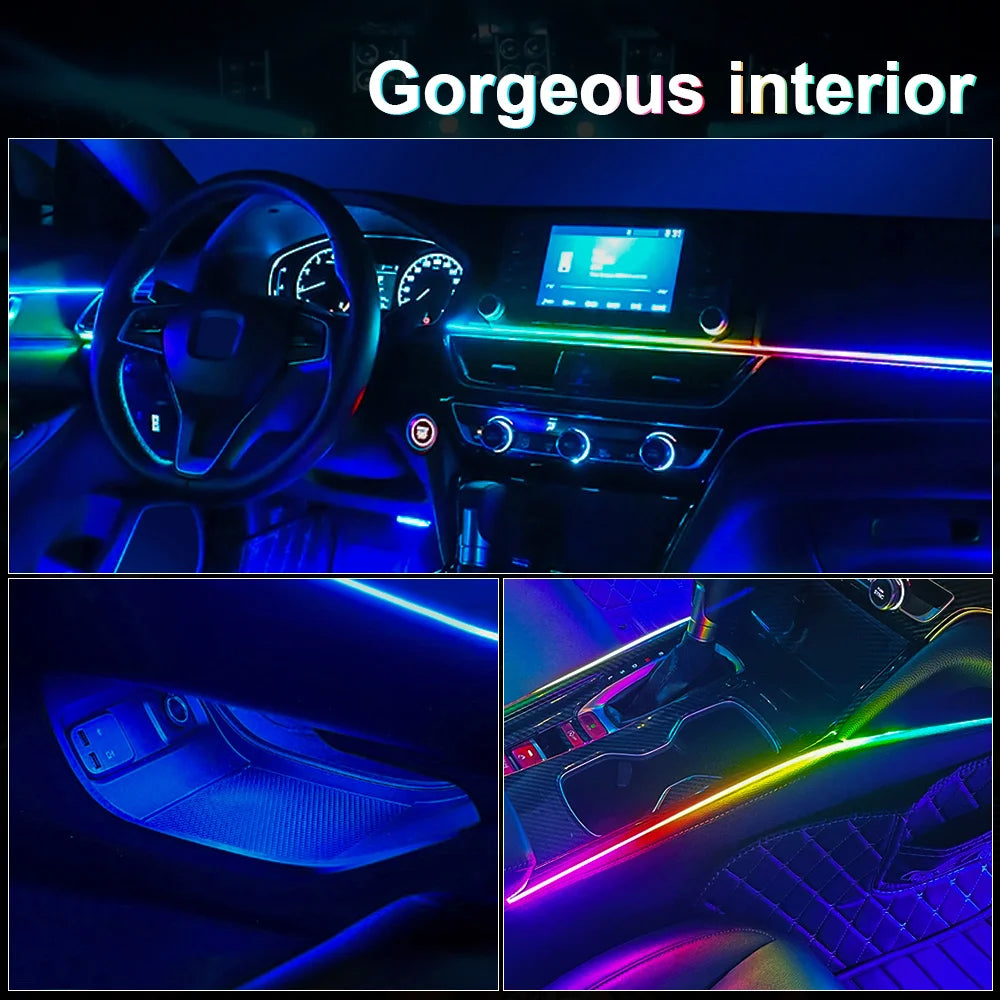 RGB Symphony LED Car Interior Ambient Light Kit – 6 / 10 / 14 / 18 / 22 in 1