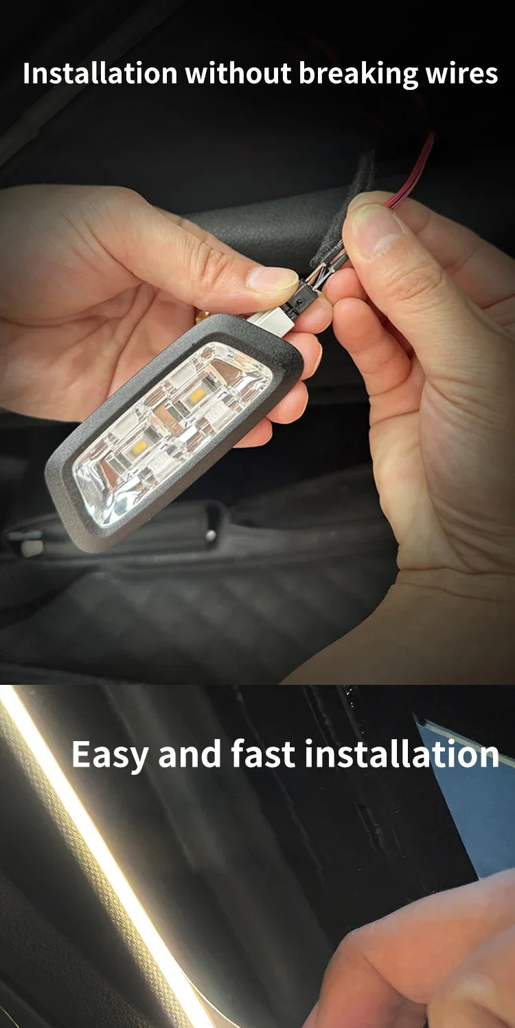Automatic Tailgate LED Light Strip – Interior Trunk Ambient Lighting