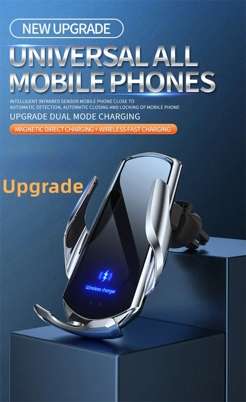 100W Magnetic Wireless Charging Car Mount