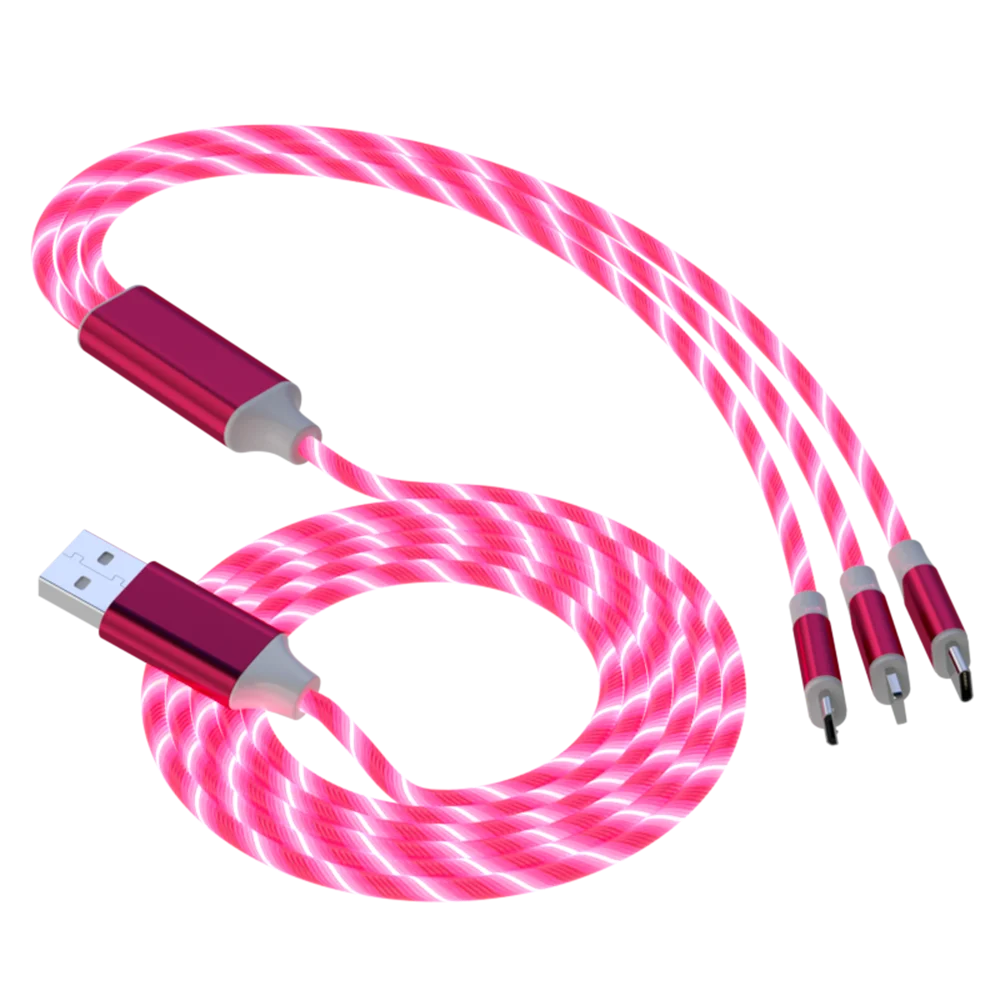 RGB 3-in-1 Fast Charging Cable – iPhone / Type-C / Micro USBch