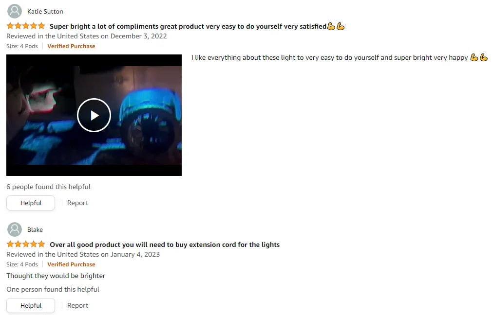RGB LED Rock Lights – APP Controlled Music Underglow for Truck & SUV