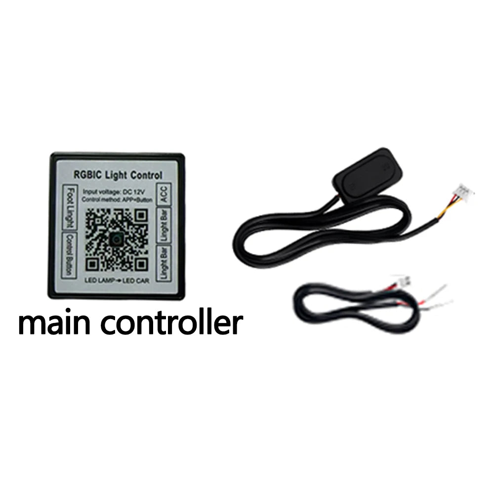 RGB Symphony LED Car Interior Ambient Light Kit – 6 / 10 / 14 / 18 / 22 in 1