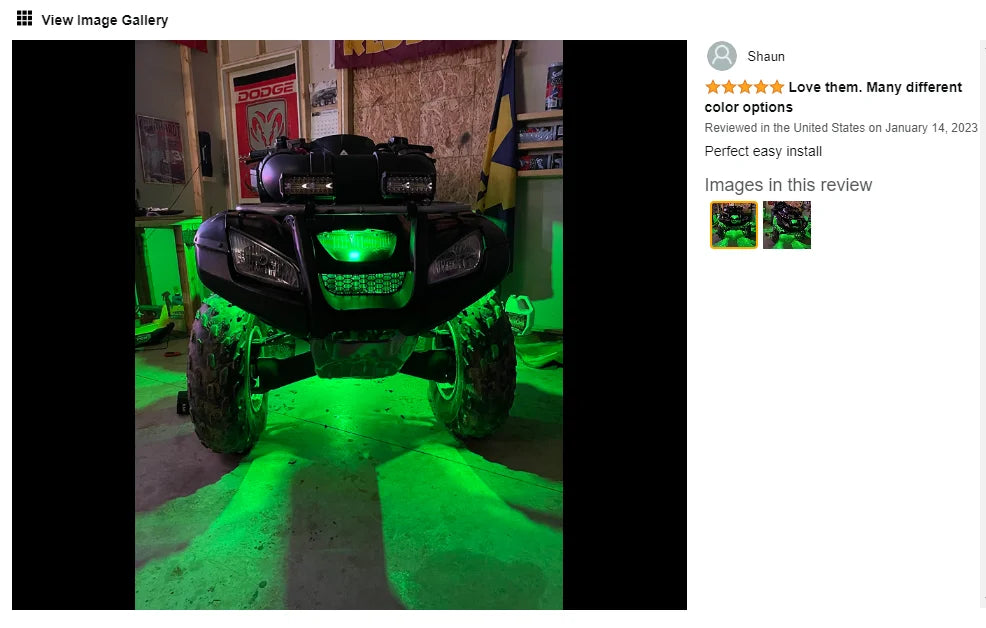 RGB LED Rock Lights – APP Controlled Music Underglow for Truck & SUV