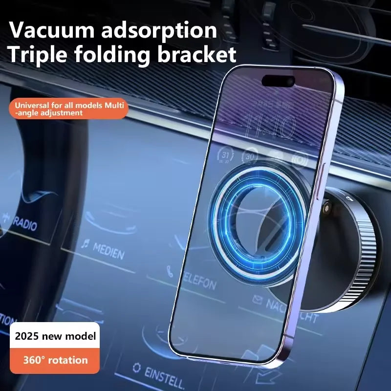 Foldable Magnetic Phone Mount – 360° Adjustable Holder