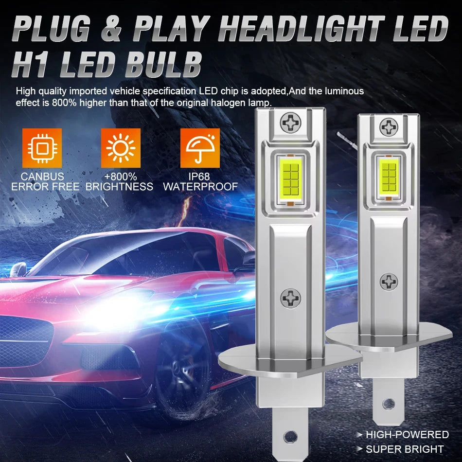 XTRABEAM Nano Series LED Headlights – Ultra Bright 6500K, CANBUS, Plug & Play