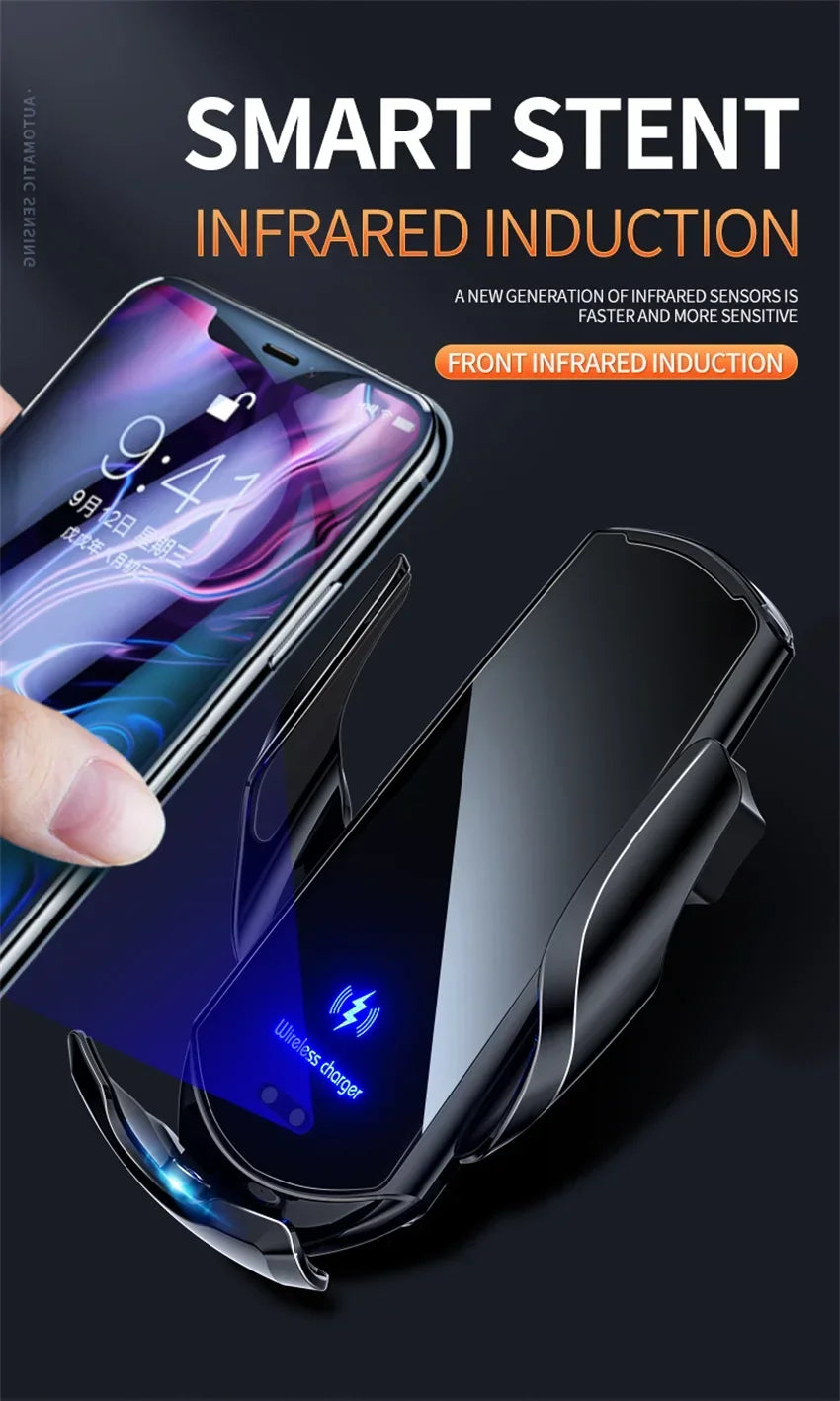 100W Magnetic Wireless Charging Car Mount