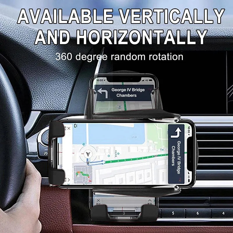 30W Fast Wireless Car Phone Mount – Air Vent Charger