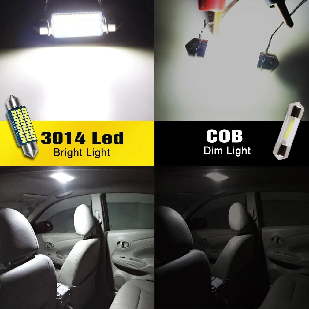 LED Festoon 31mm 36mm 39mm 41mm interior lights Canbus LED Reading light Car Dome light License plate light