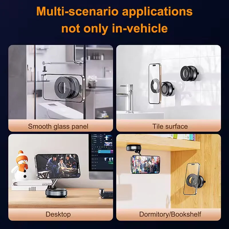 Foldable Magnetic Phone Mount – 360° Adjustable Holder