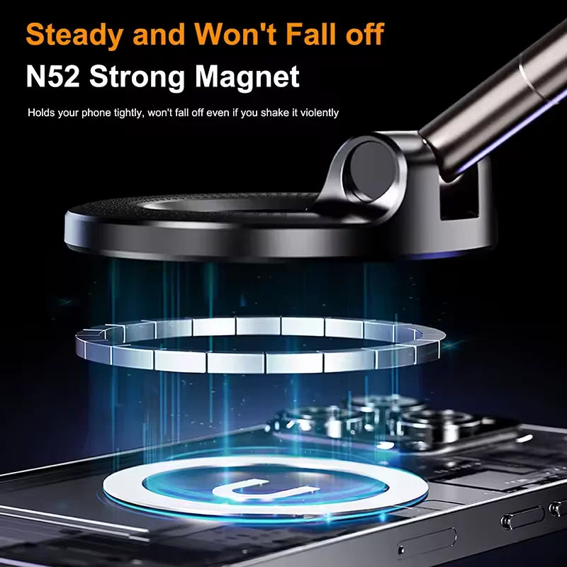 Foldable Magnetic Phone Mount – 360° Adjustable Holder