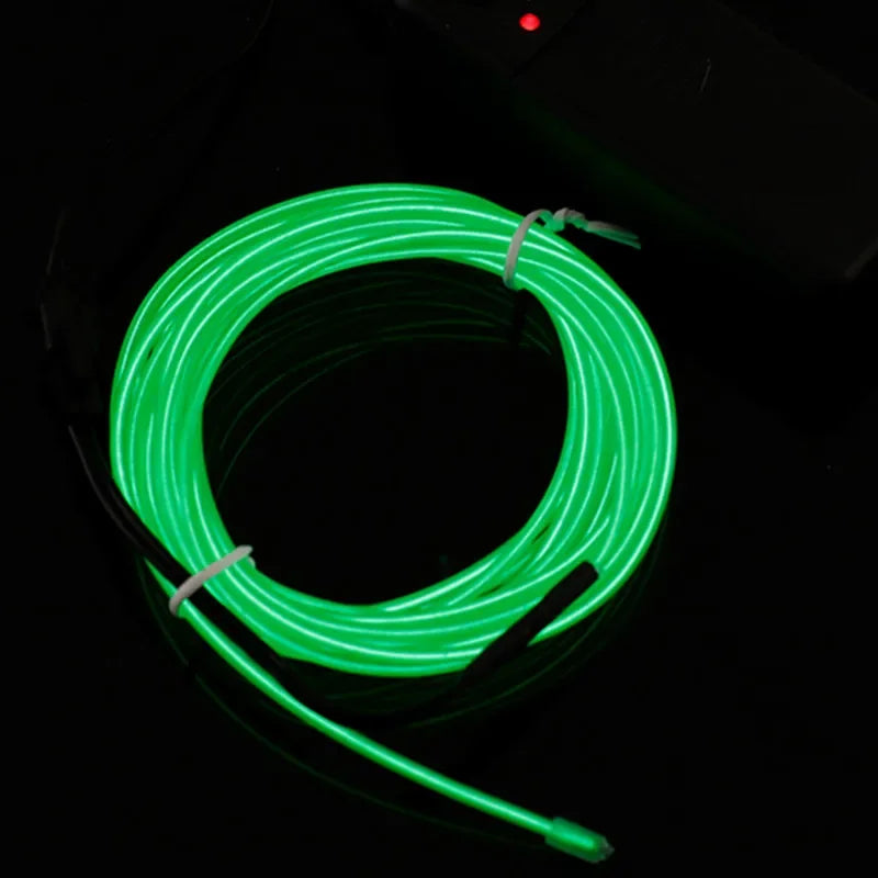 Flexible Fiber Optic Neon LED Light Strip – 1M / 2M / 3M / 4M / 5M Multicolor