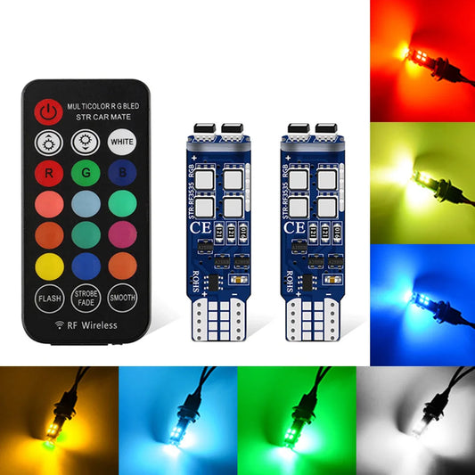 XTRABEAM RGB T10 LED Interior Lights – CANBUS Error-Free, Multi-Color Ambient Upgrade