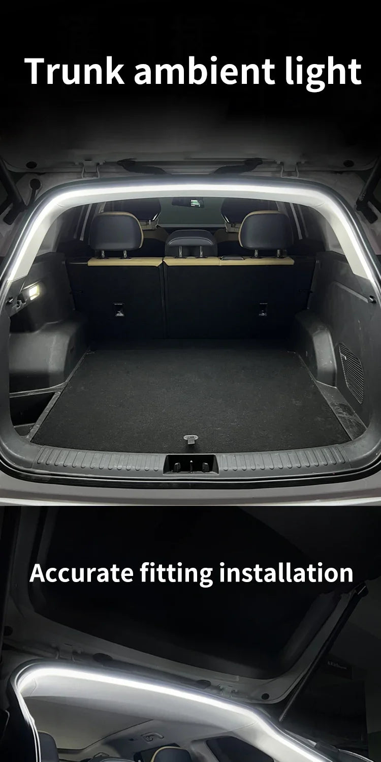 Automatic Tailgate LED Light Strip – Interior Trunk Ambient Lighting
